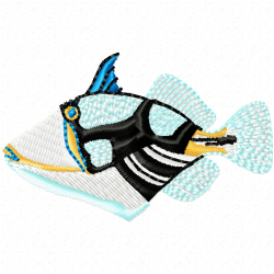 Fishes Embroidery Design 10